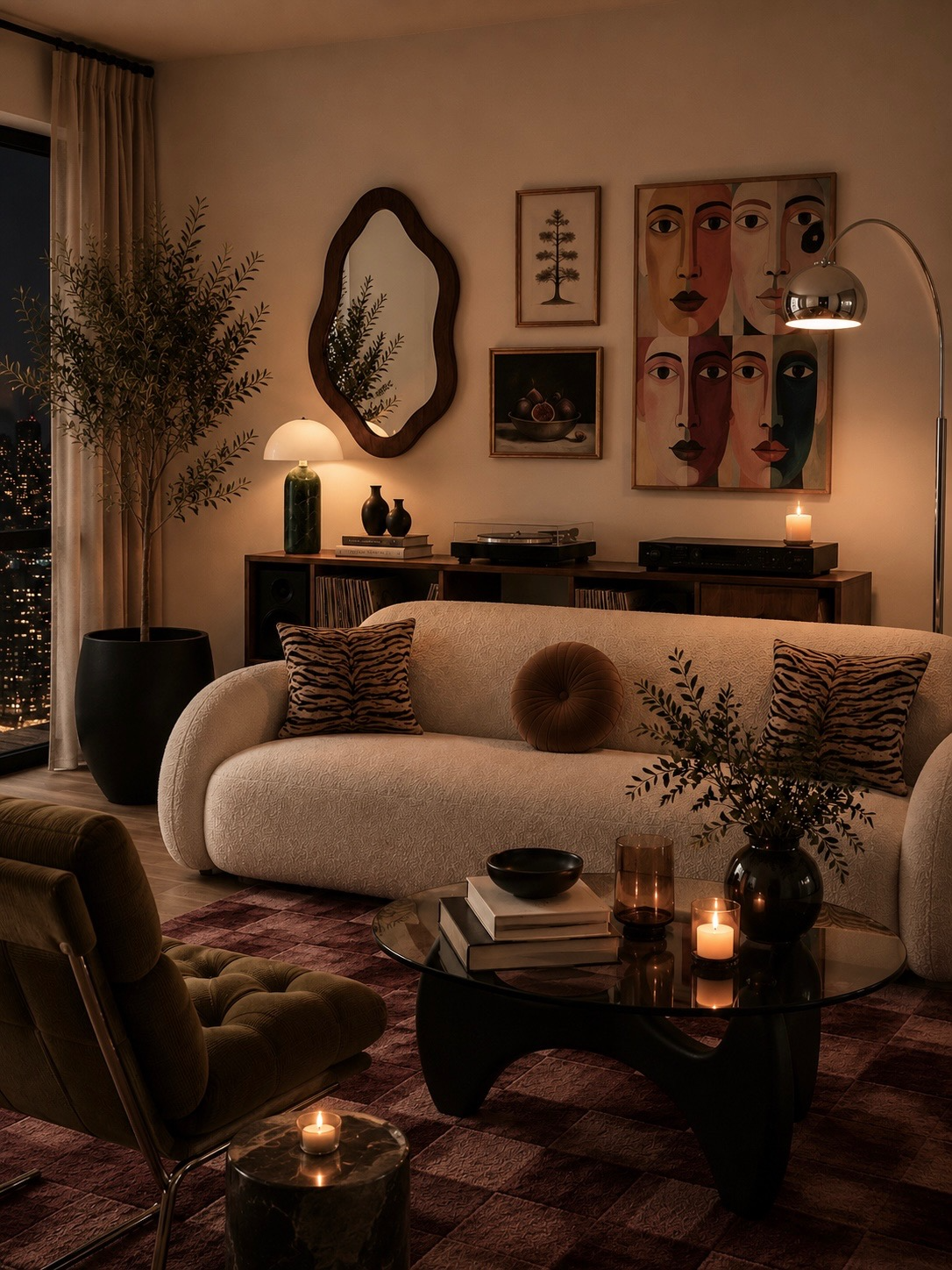Room No. 21 Cool Girl Living Room