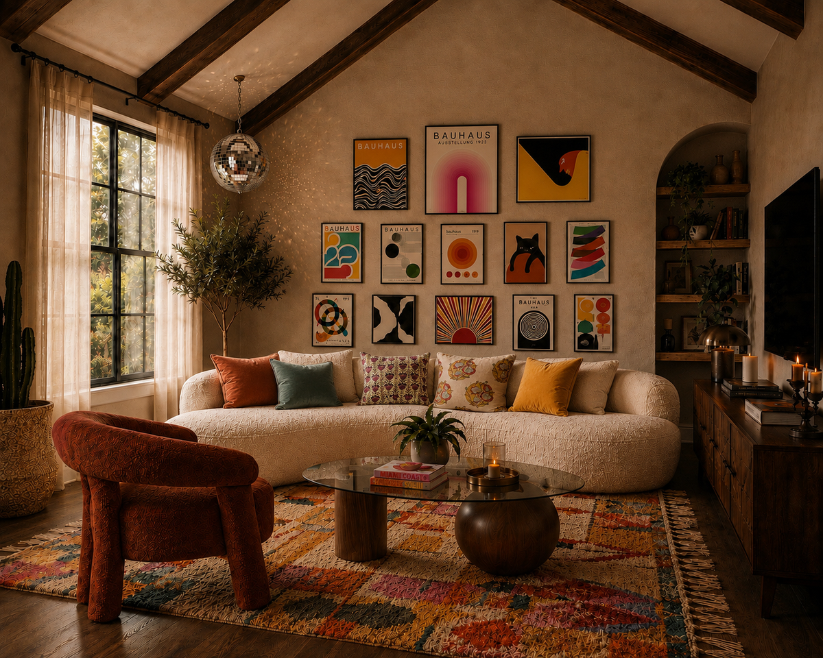 Room No. 24 Colorful Modern Living